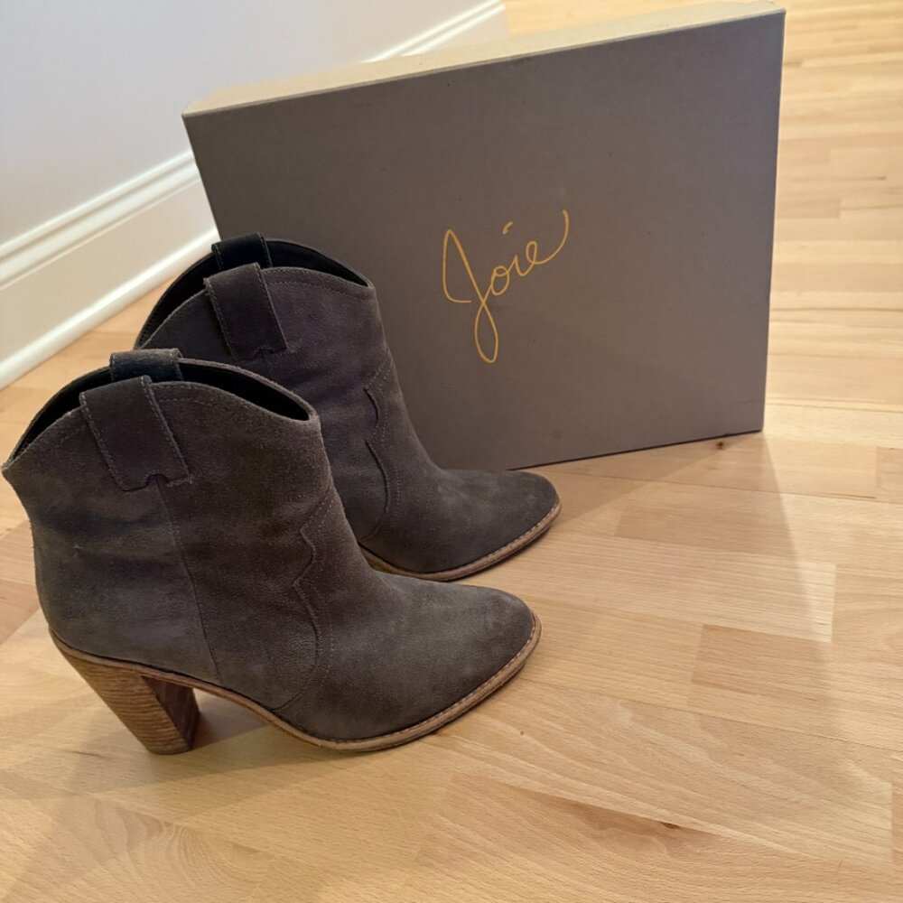 Joie Women's Monte Western Mid Heel Booties | Size 39.5